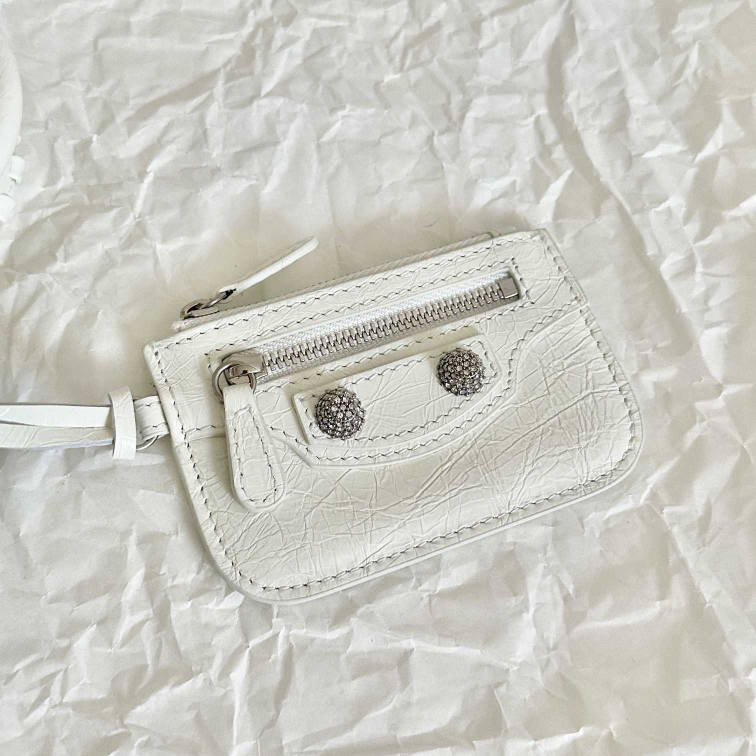 Balenciaga Women's Neo Cagole XS White Cross Body Bag(26×17.8×11.4cm) - PerfectKickZ
