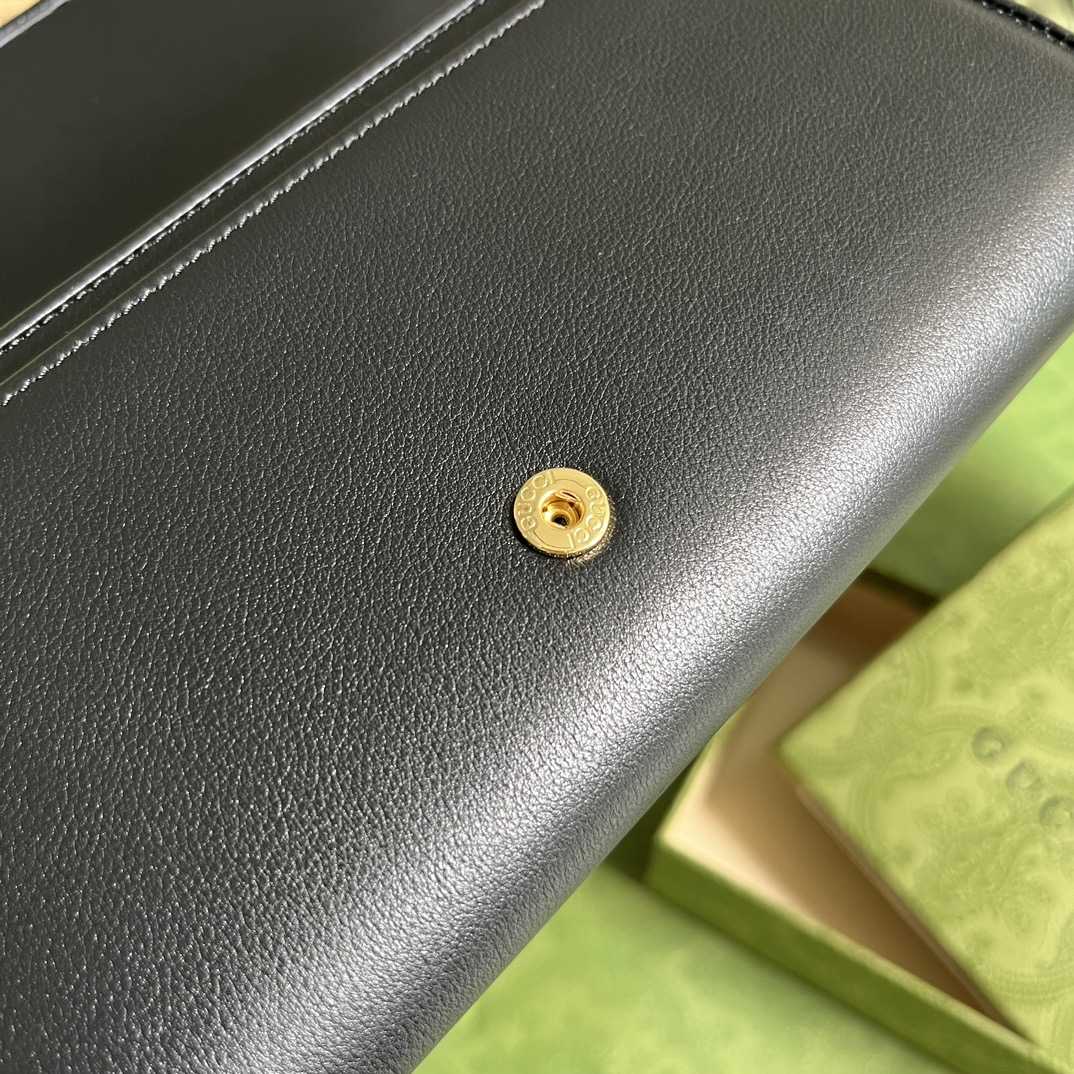 Gucci Blondie Continental Chain Wallet(21x10.5cm) - PerfectKickZ