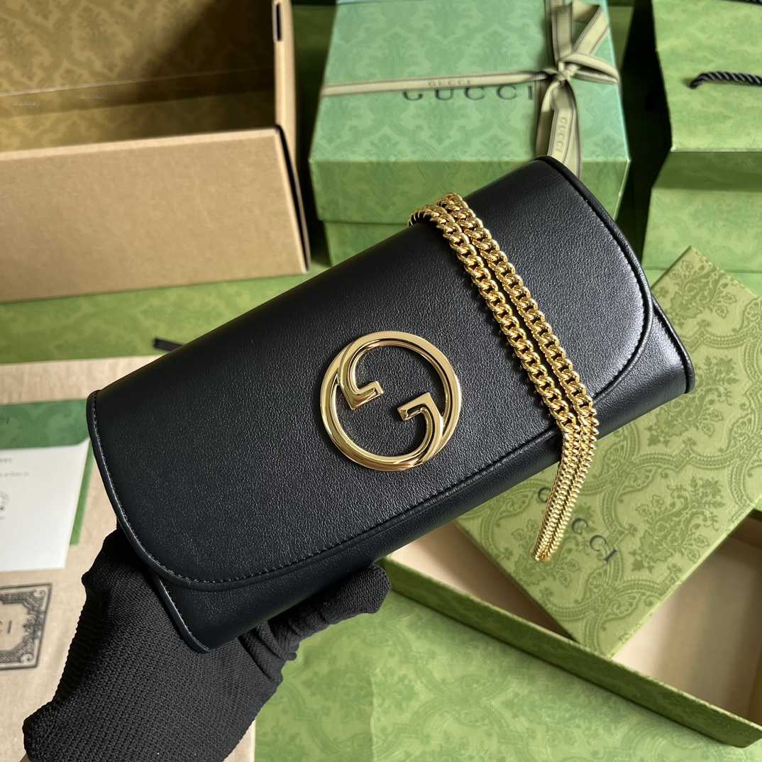 Gucci Blondie Continental Chain Wallet(21x10.5cm) - PerfectKickZ