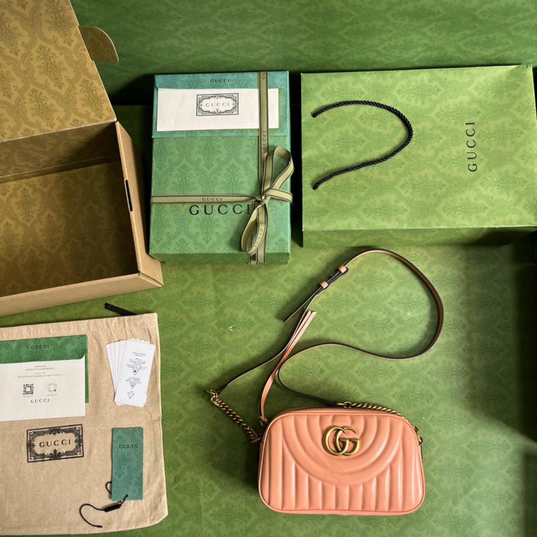 Gucci GG Marmont Shoulder Bag(24*13*7cm) - PerfectKickZ