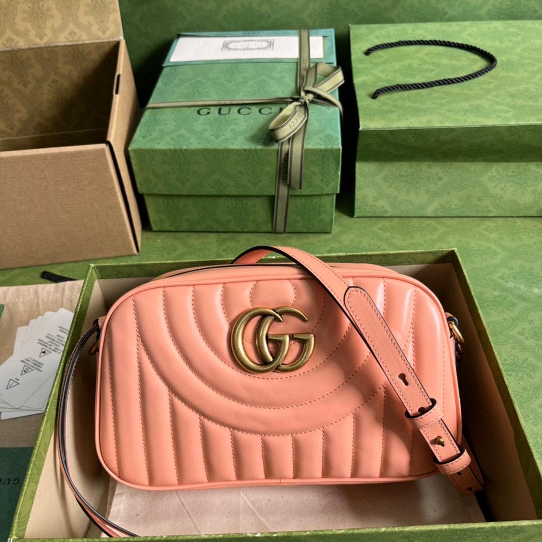 Gucci GG Marmont Shoulder Bag(24*13*7cm) - PerfectKickZ