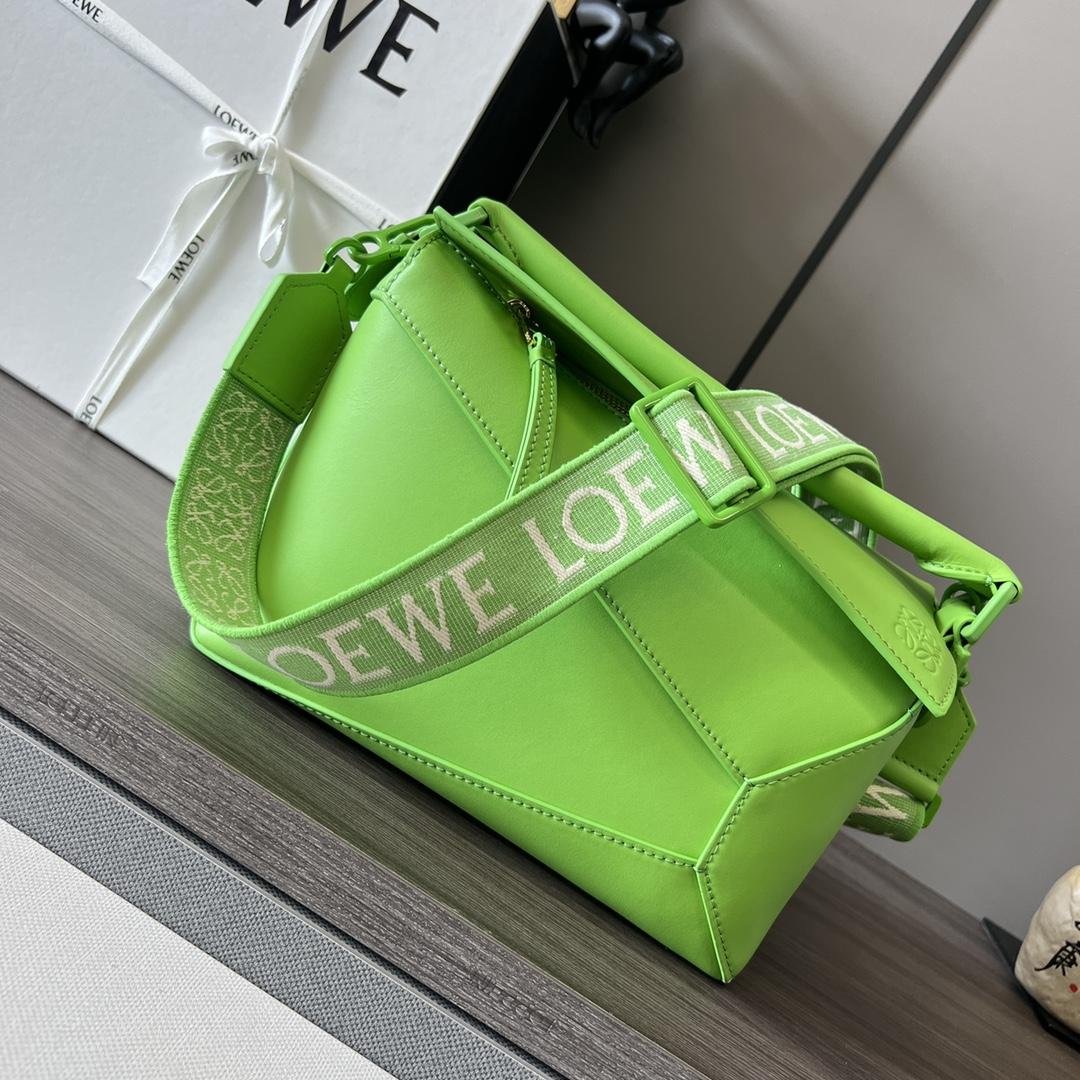 Loewe Small Puzzle Edge Bag In Satin Calfskin - PerfectKickZ