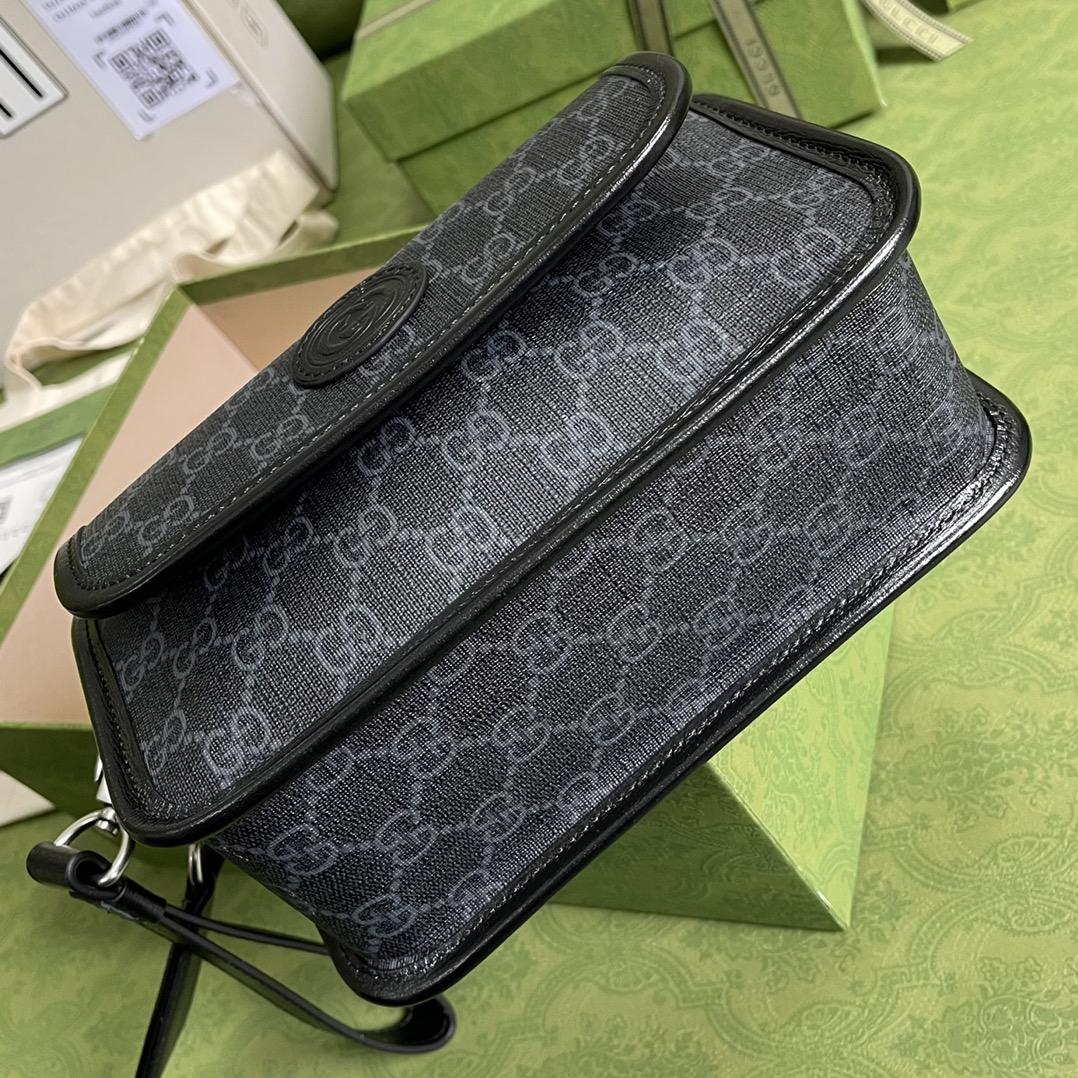 Gucci Messenger Bag With Interlocking G(21*16.5*8cm)    - PerfectKickZ