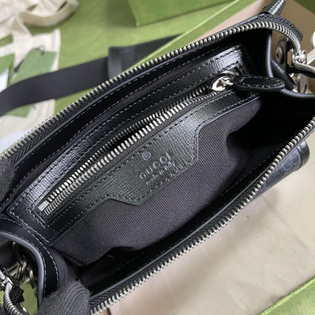 Gucci Messenger Bag With Interlocking G(21*16.5*8cm)    - PerfectKickZ
