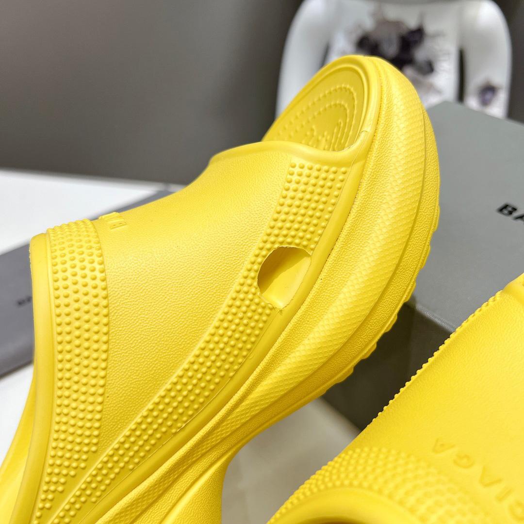 Balenciaga Women's Pool Crocs™ Slide Sandal In Yellow - PerfectKickZ