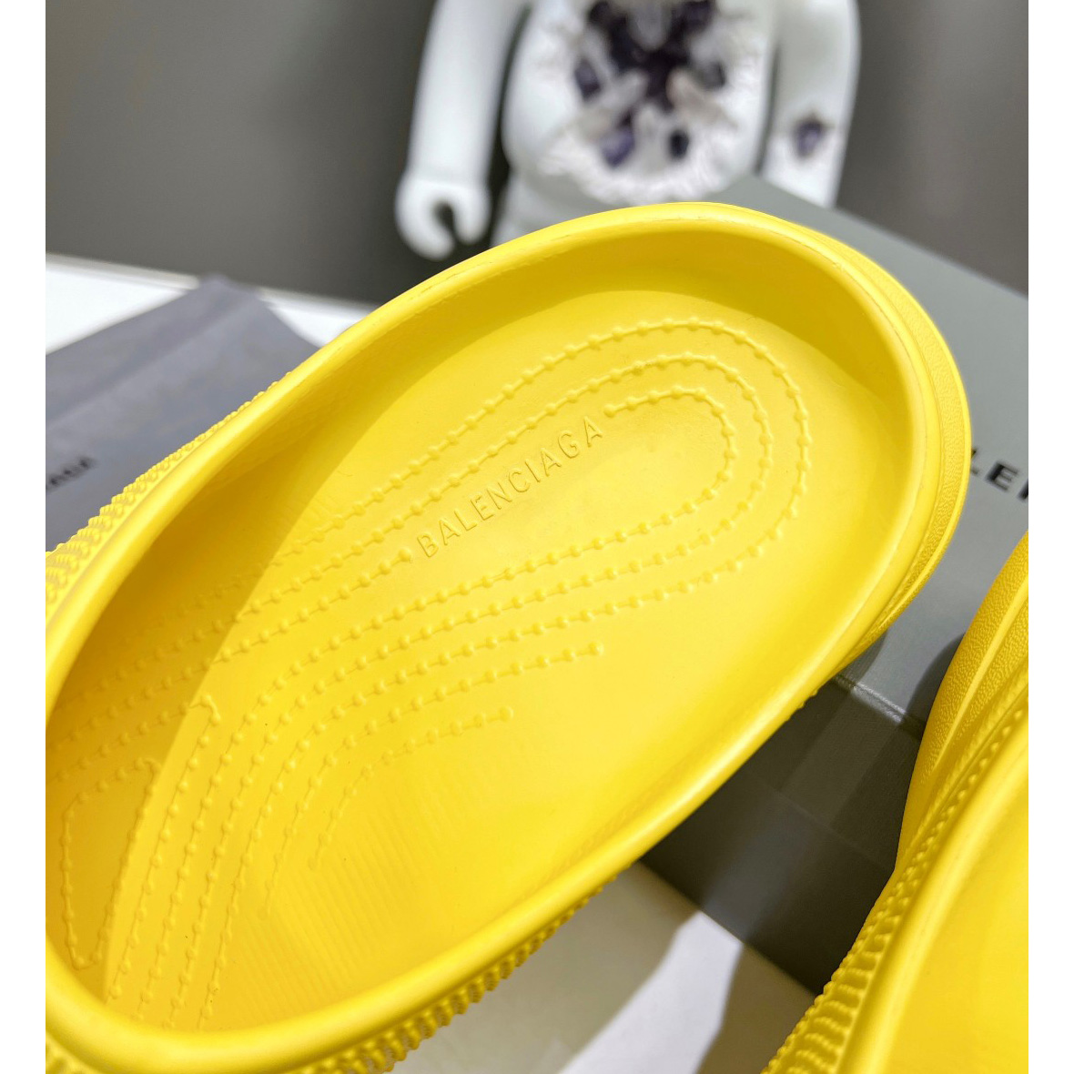 Balenciaga Women's Pool Crocs™ Slide Sandal In Yellow - PerfectKickZ