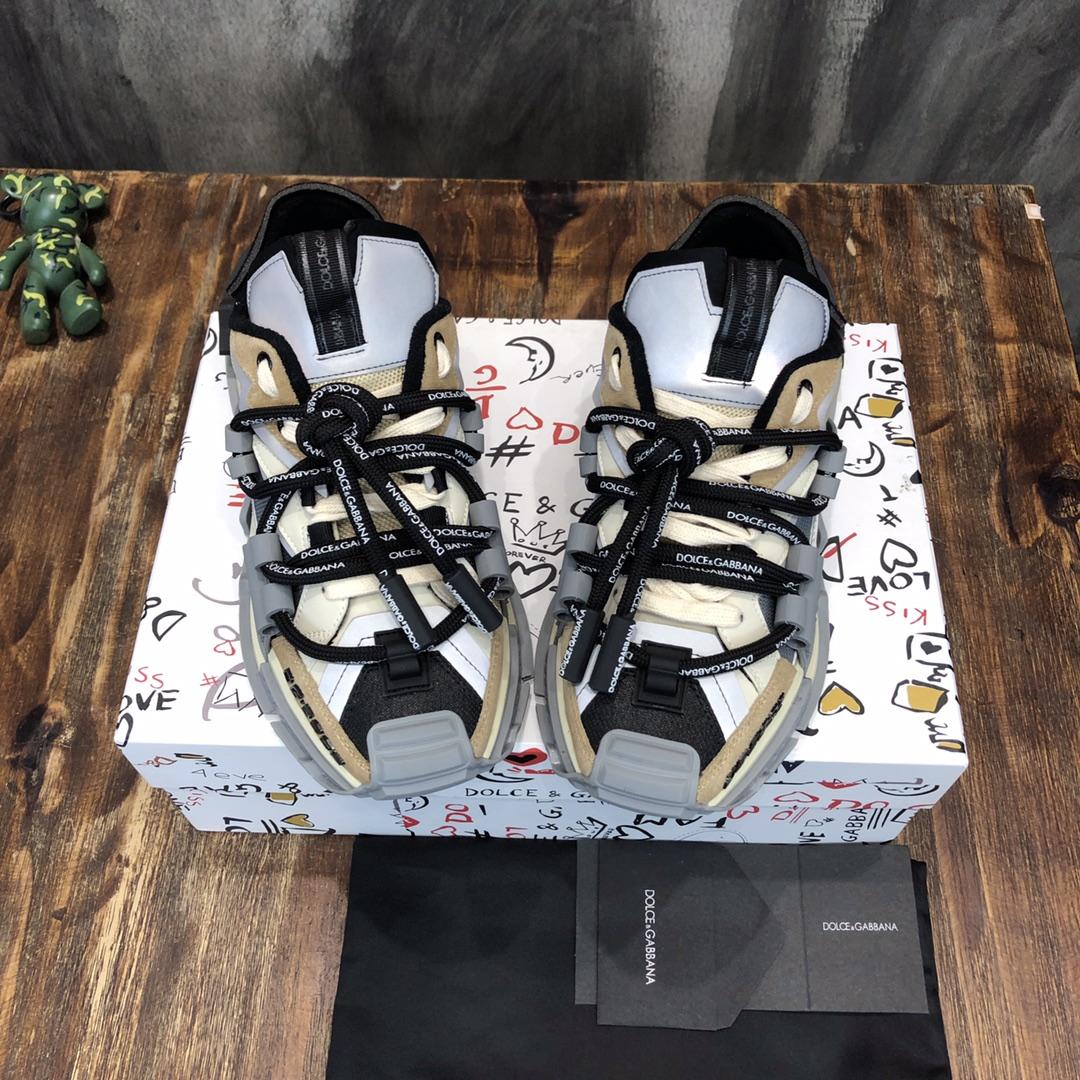 Dolce & Gabbana Mixed-materials Space Sneakers - 