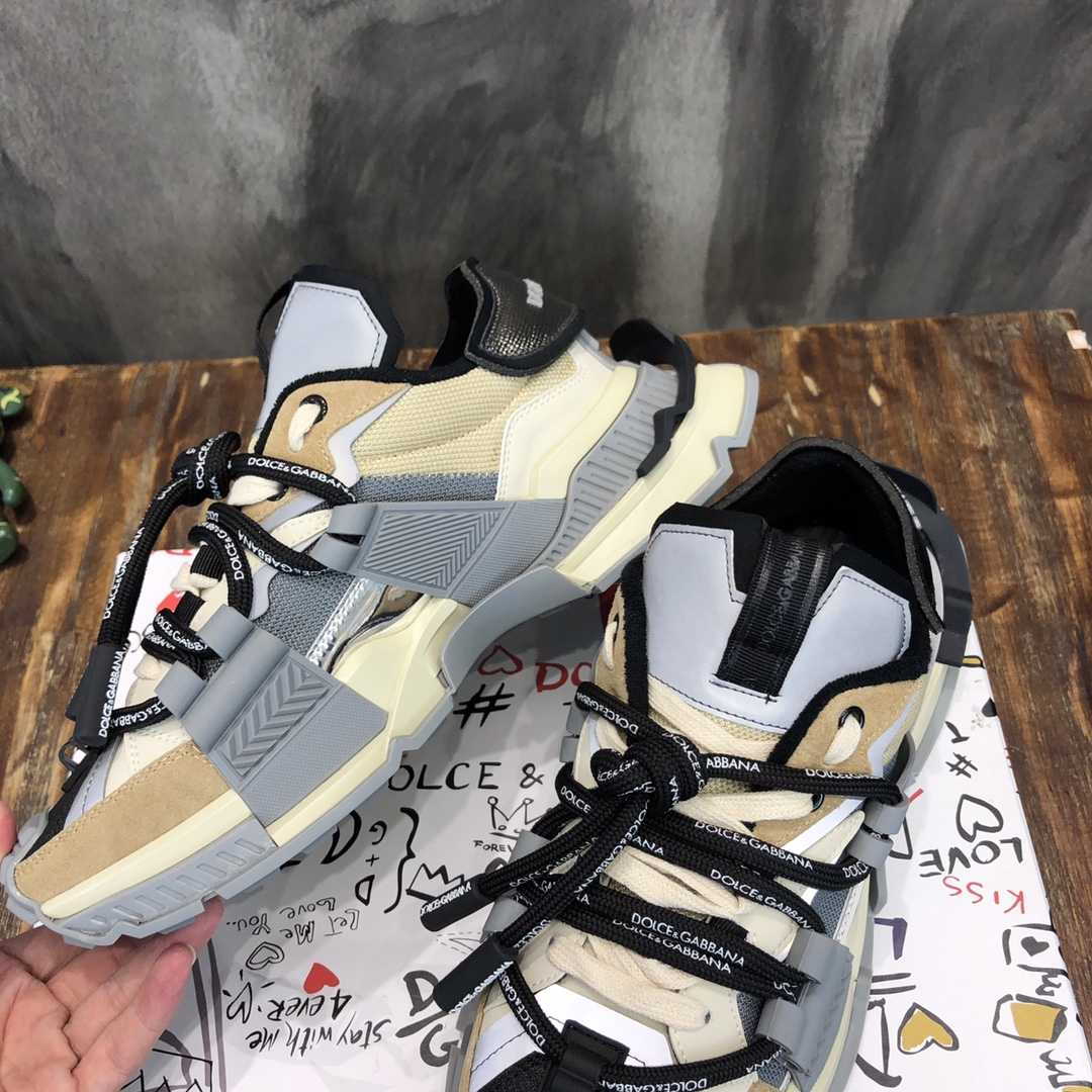 Dolce & Gabbana Mixed-materials Space Sneakers - 