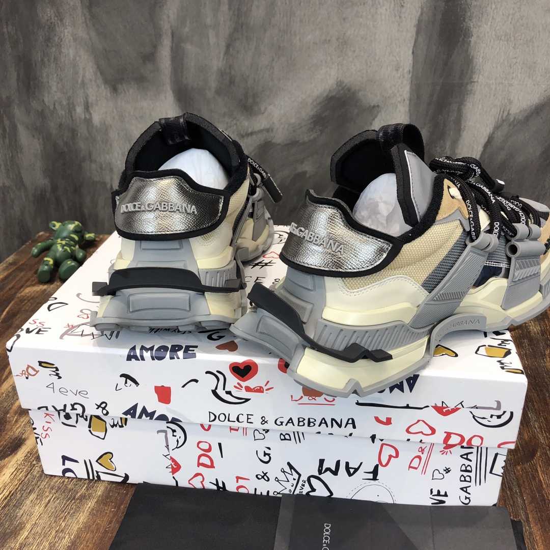 Dolce & Gabbana Mixed-materials Space Sneakers - 