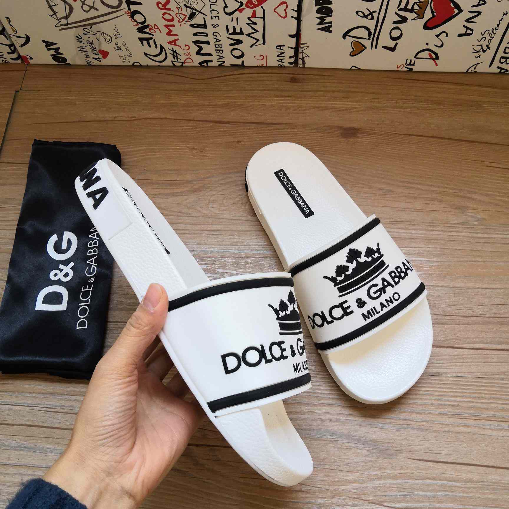 Dolce & Gabbana Logo Slides - PerfectKickZ