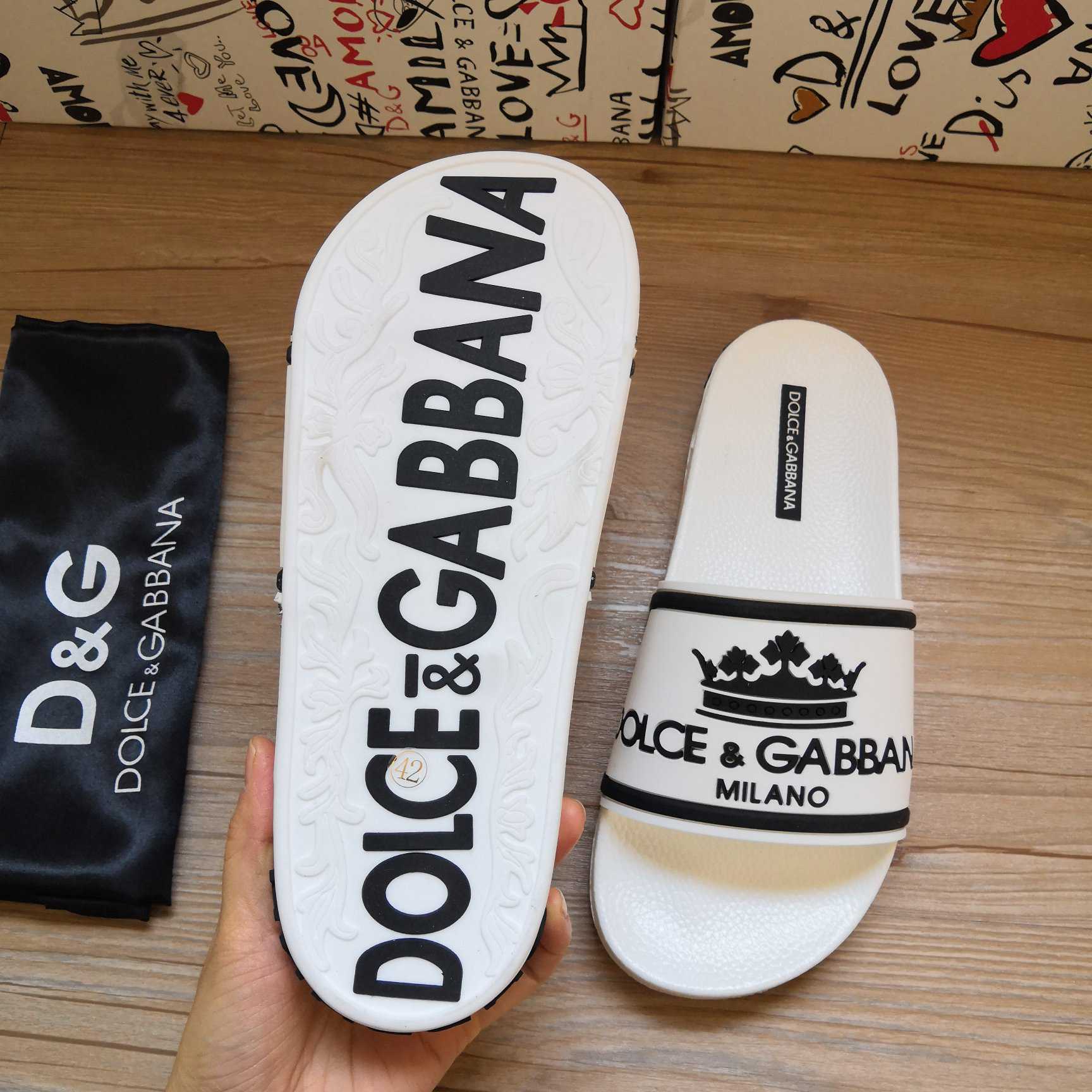 Dolce & Gabbana Logo Slides - PerfectKickZ