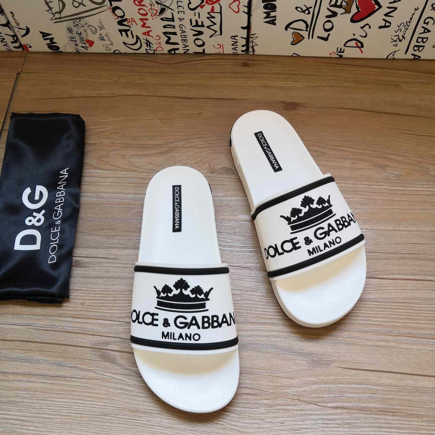 Dolce & Gabbana Logo Slides - PerfectKickZ