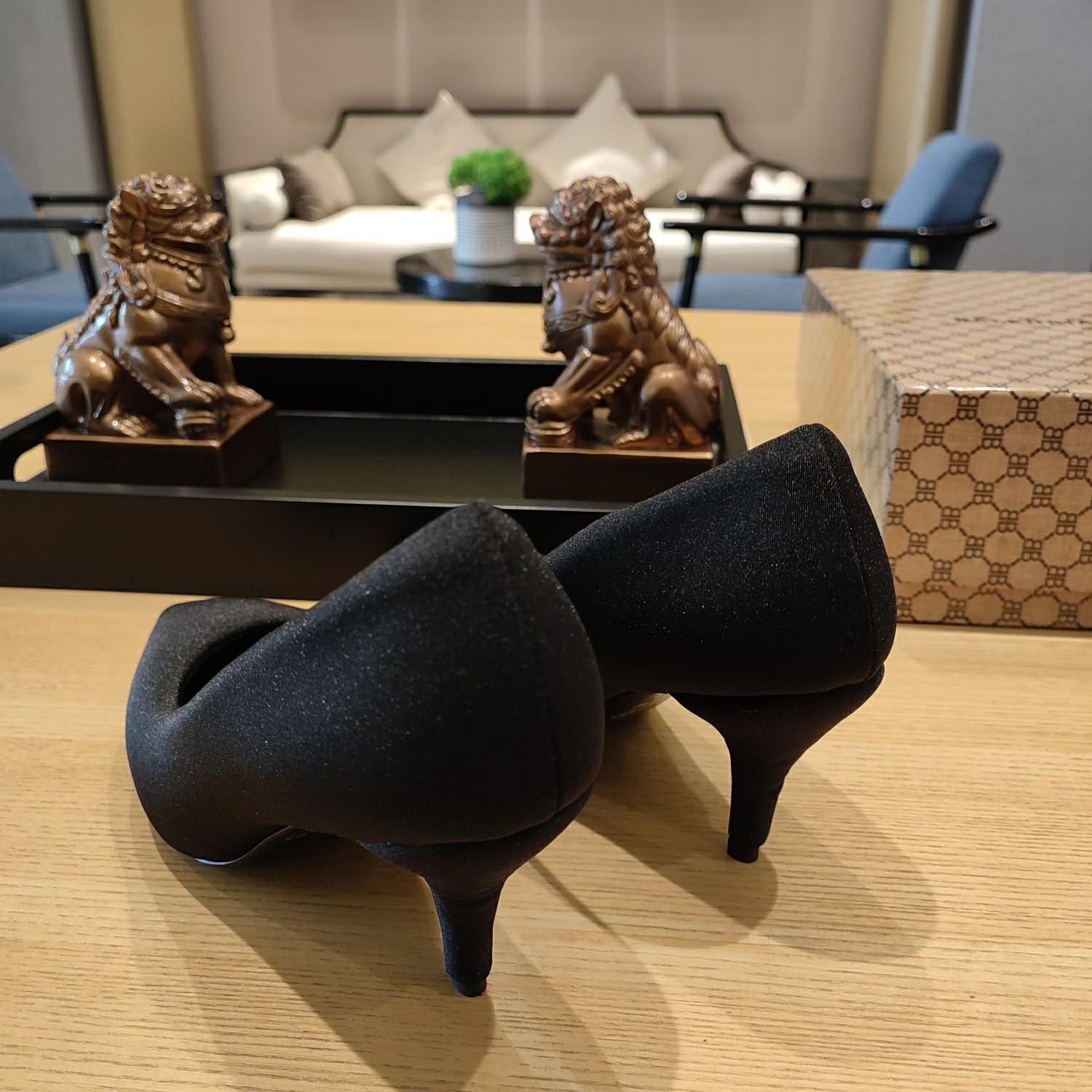 Balenciaga XL Pump 110mm In Black - PerfectKickZ