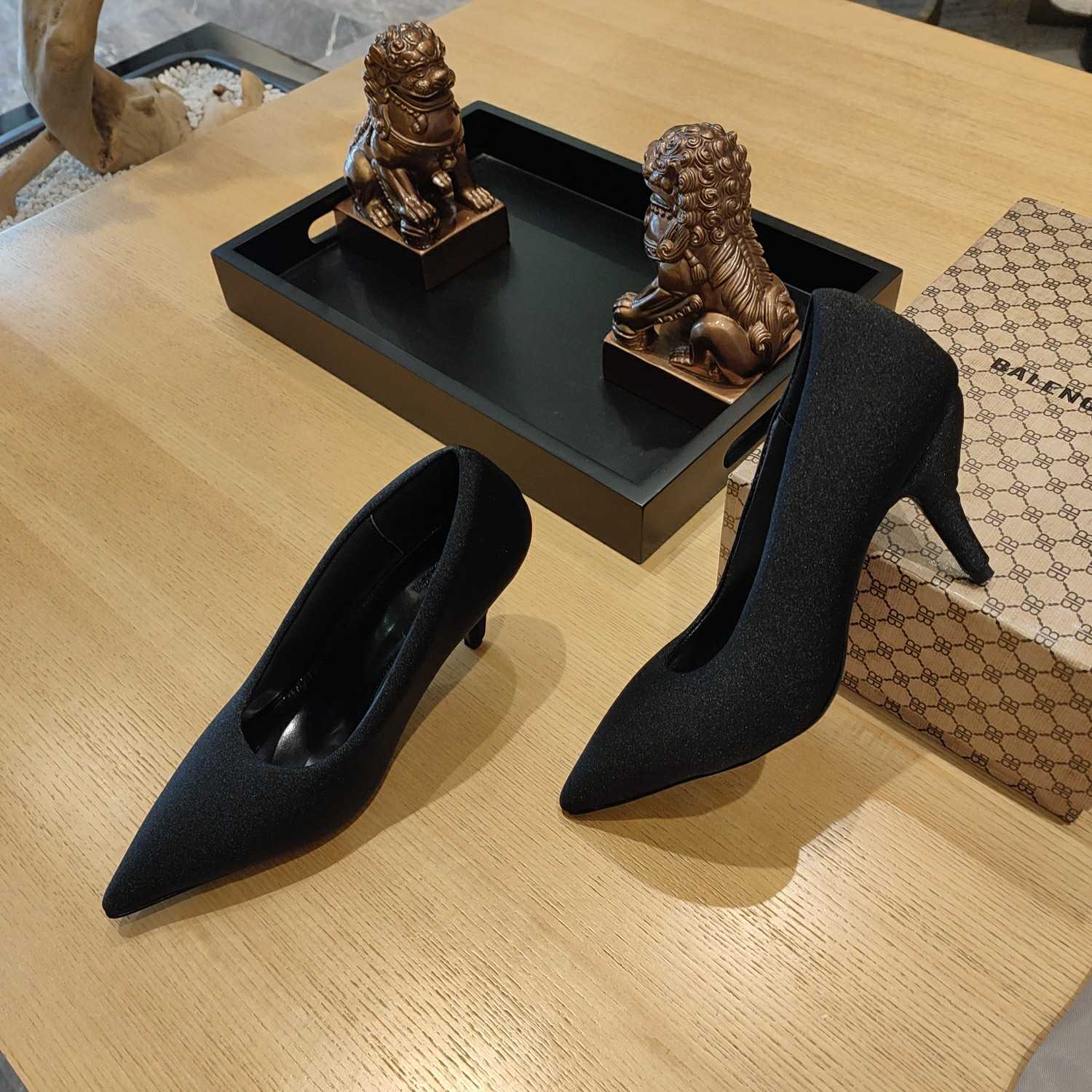 Balenciaga XL Pump 110mm In Black - PerfectKickZ