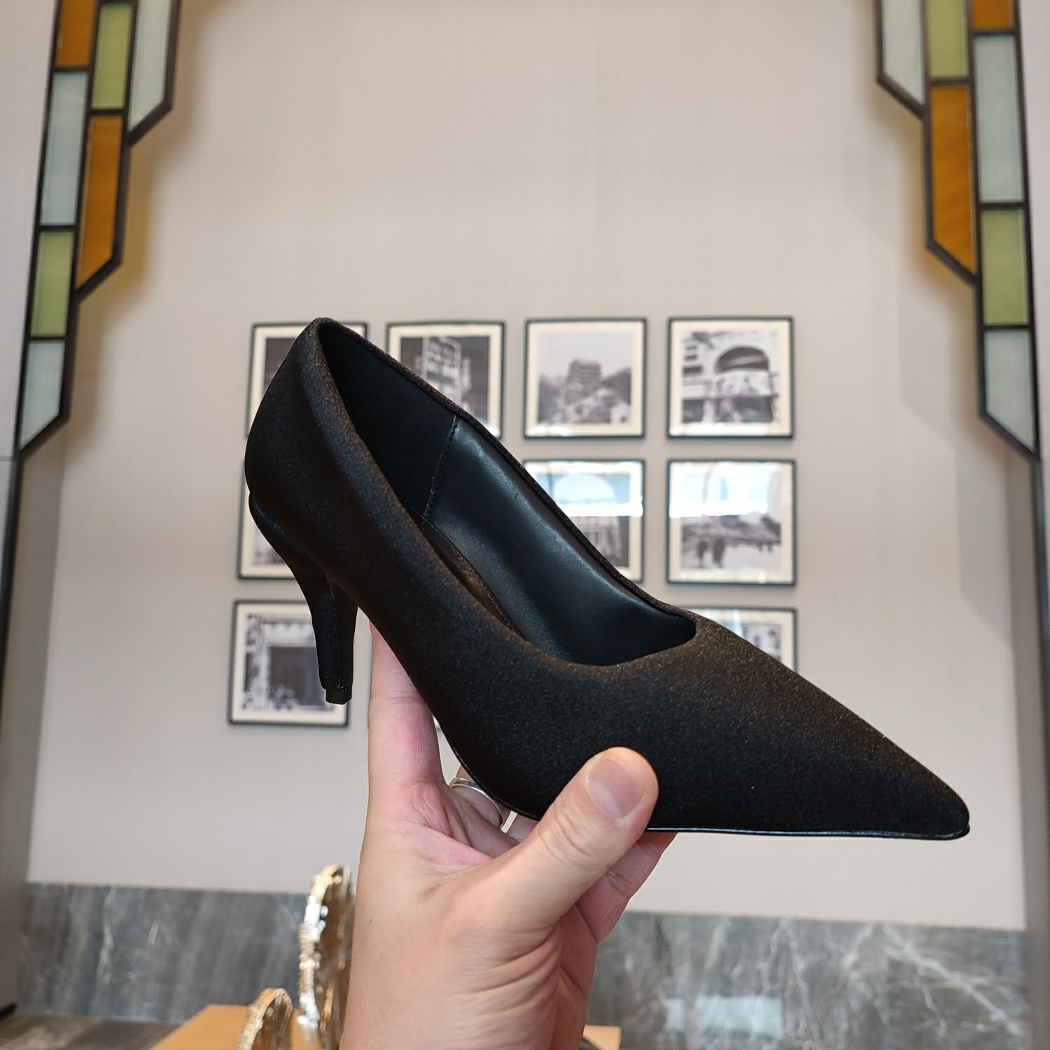 Balenciaga XL Pump 110mm In Black - PerfectKickZ