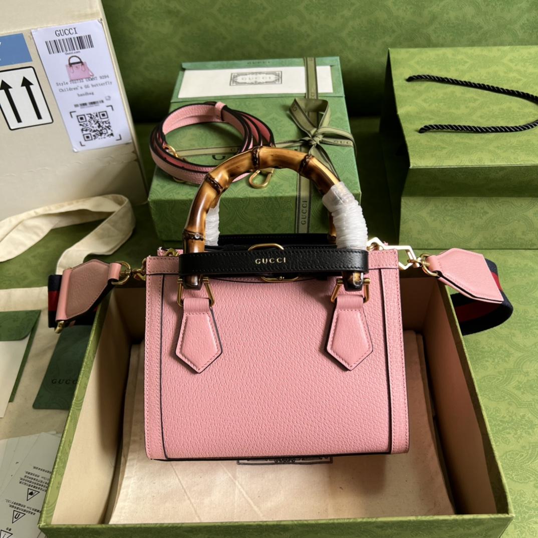 Gucci Diana Mini Tote Bag(20*16*10cm) - PerfectKickZ