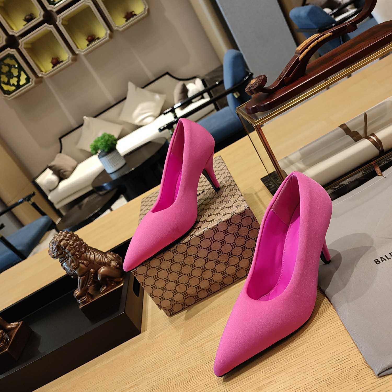 Balenciaga XL Pump 110mm In Neon Pink - PerfectKickZ