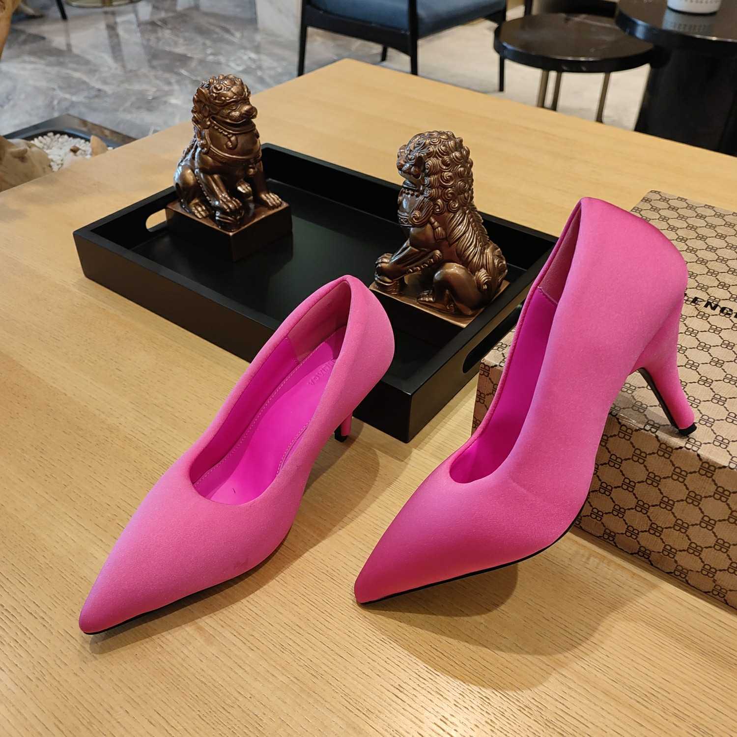 Balenciaga XL Pump 110mm In Neon Pink - PerfectKickZ