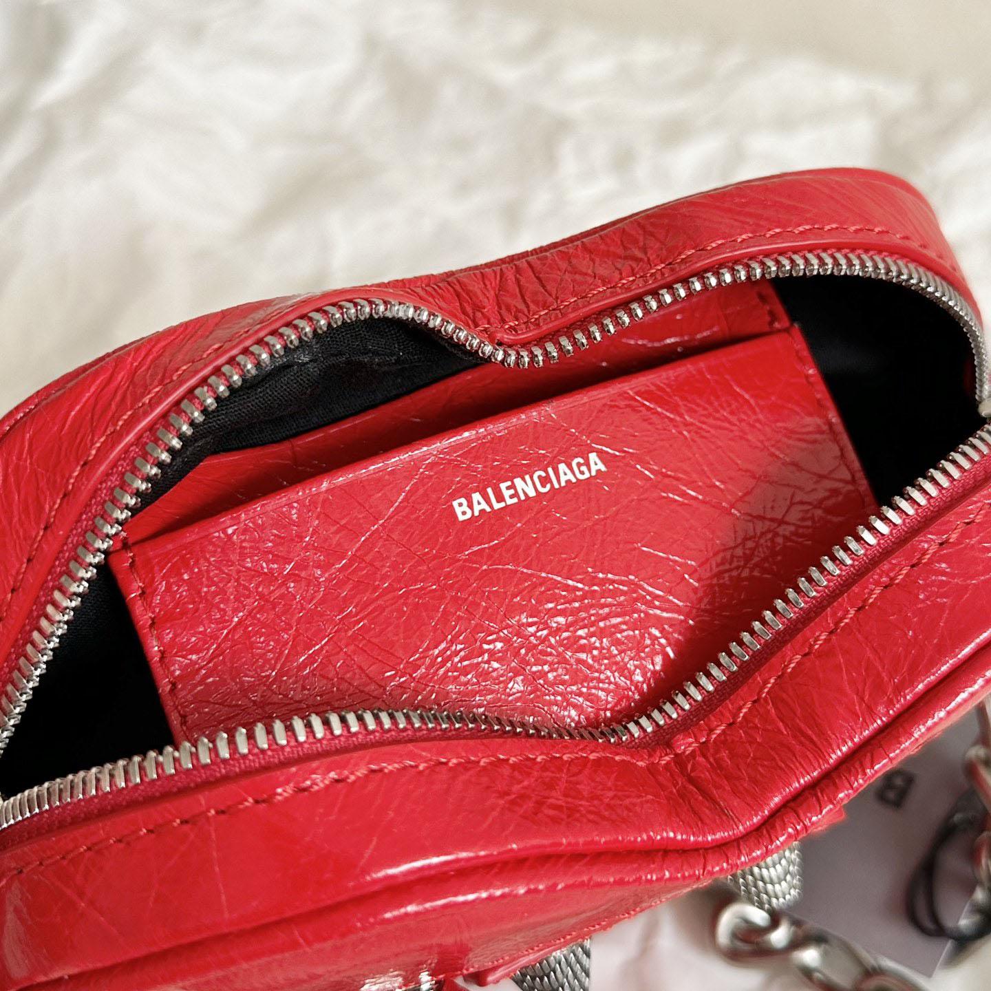Balenciaga Le Cagole Heart Mini Bag In Red (16-12.7-4.5cm) - PerfectKickZ