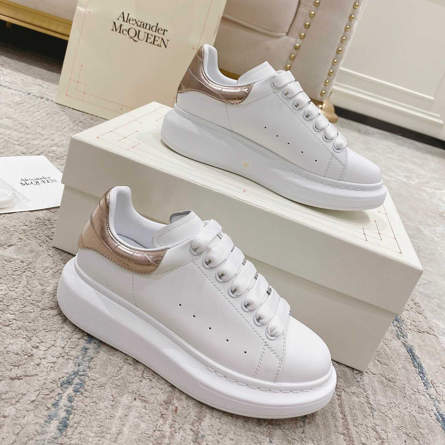 Alexander Mqueen Oversized Sneaker In White - PerfectKickZ