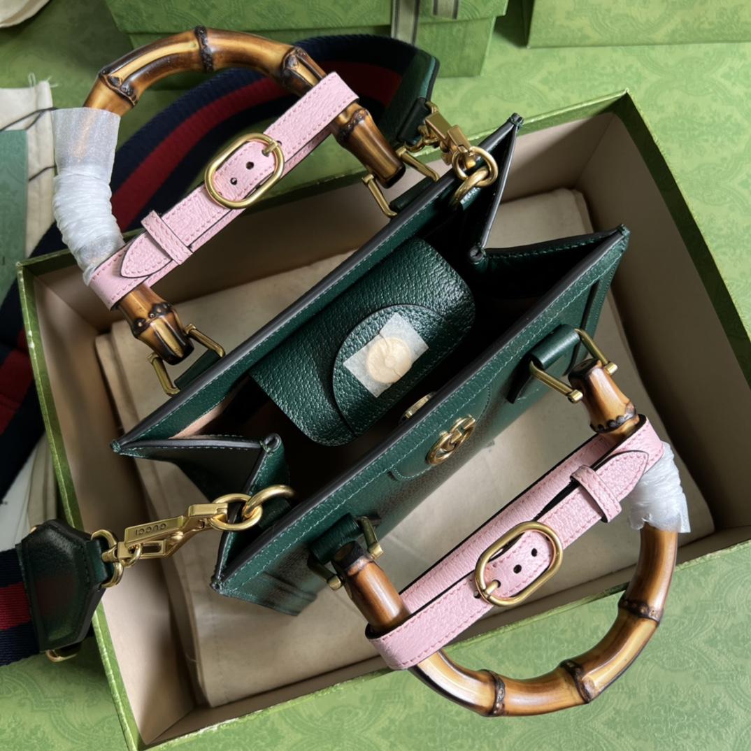 Gucci Diana Mini Tote Bag(20*16*10cm) - PerfectKickZ