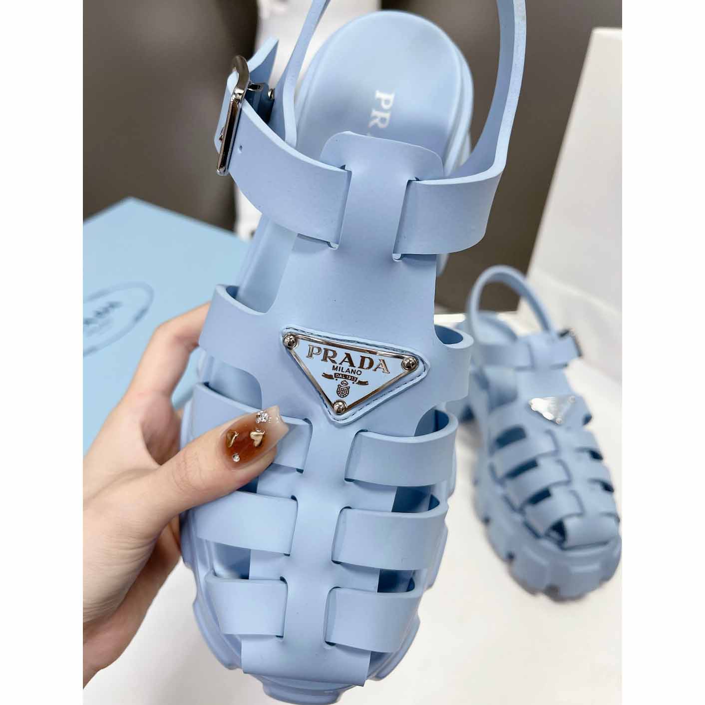 Prada Foam Rubber Sandals - PerfectKickZ