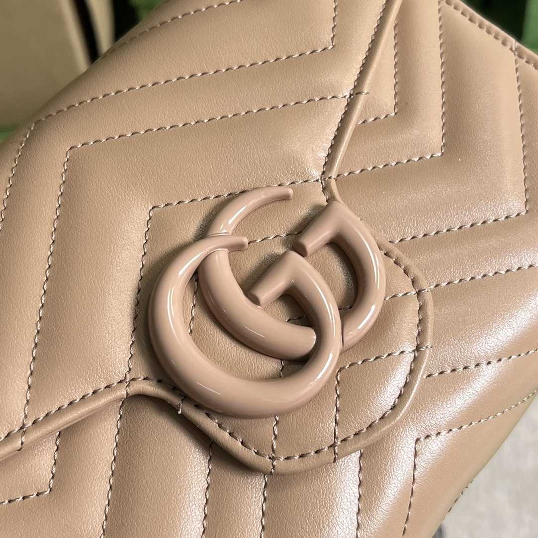 Gucci GG Marmont Matelassé Mini Bag(20-13-6cm)   - PerfectKickZ