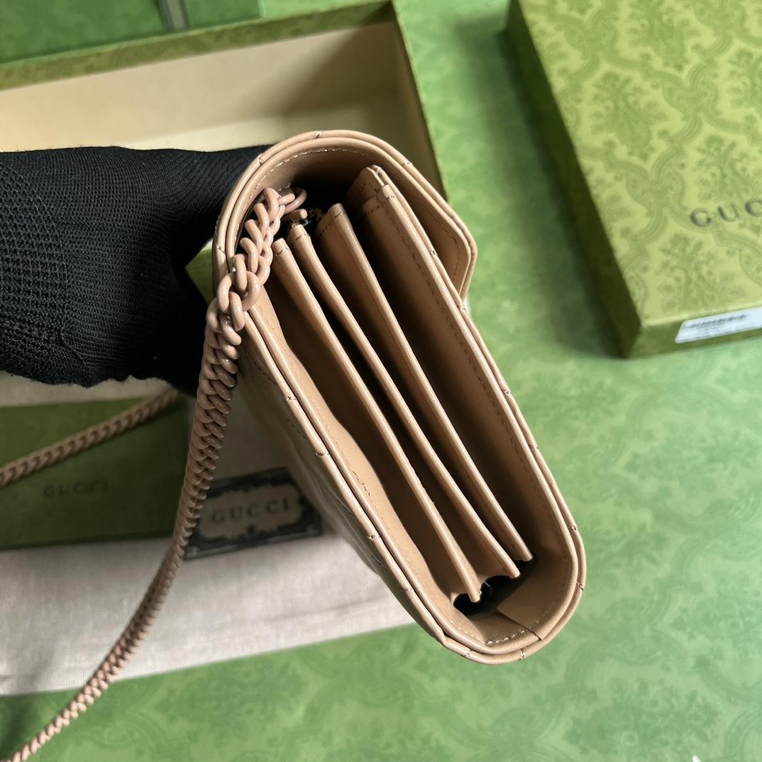 Gucci GG Marmont Matelassé Mini Bag(20-13-6cm)   - PerfectKickZ
