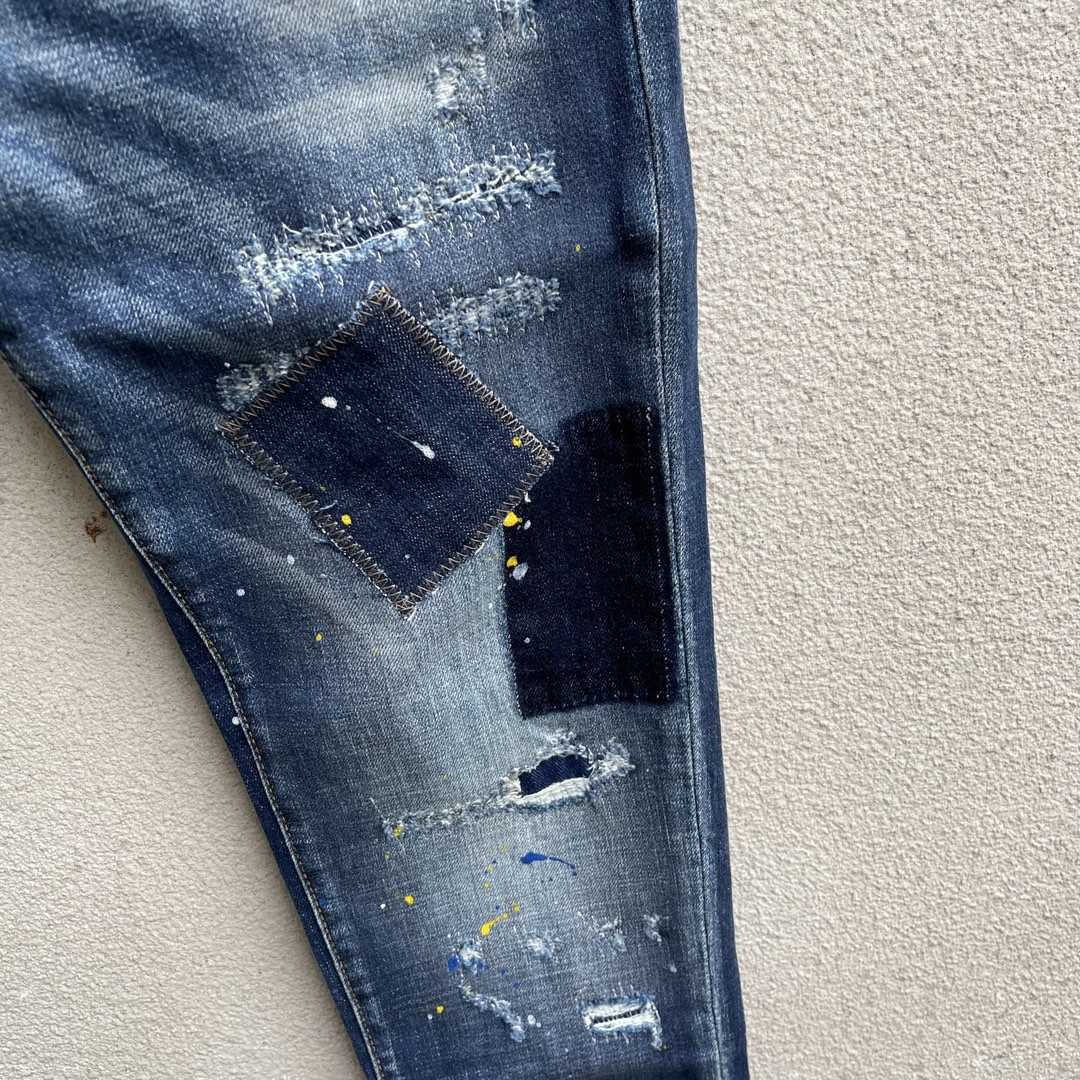 Dsquared2 Blue High-Rise Skinny Leg Jeans    DSQ100 - PerfectKickZ