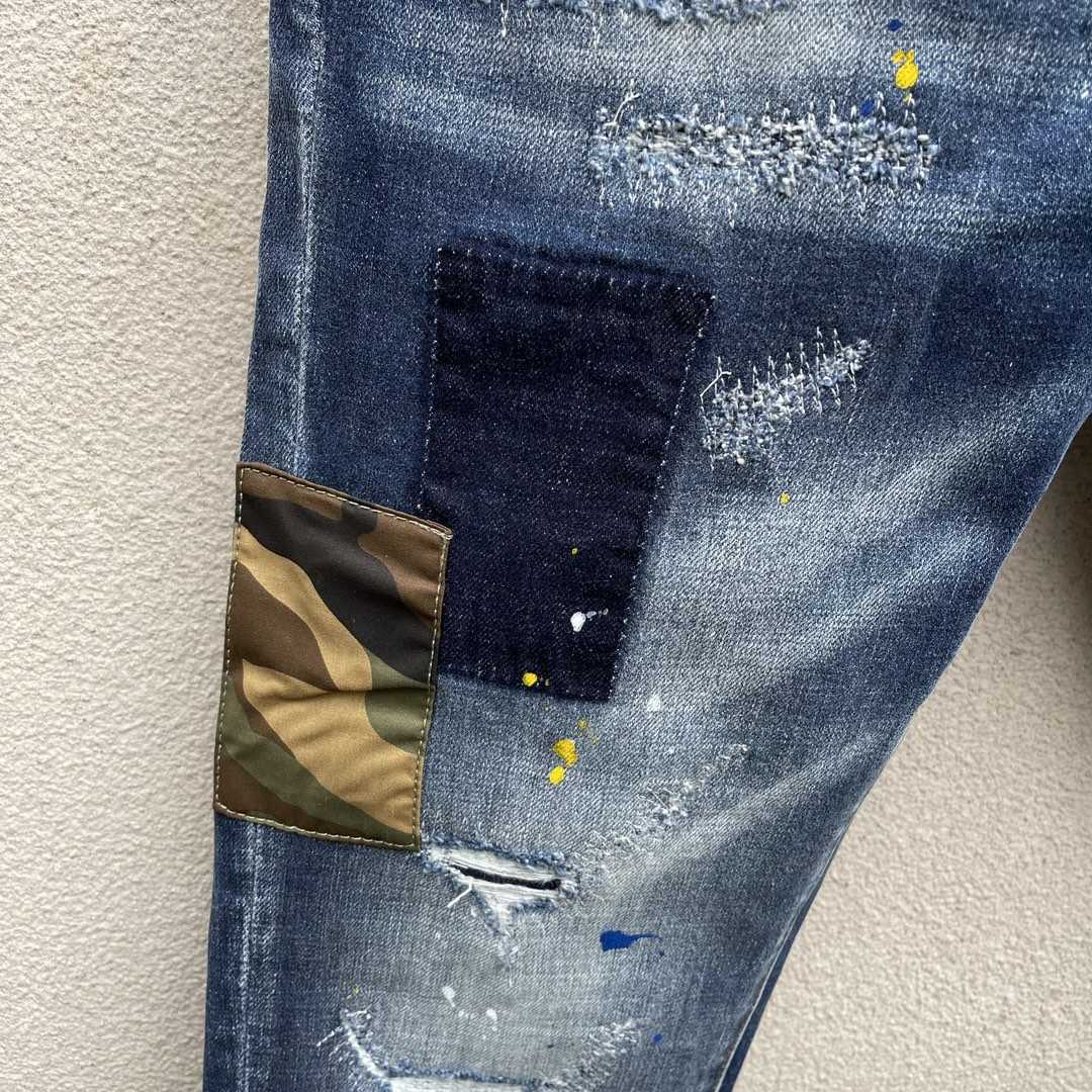 Dsquared2 Blue High-Rise Skinny Leg Jeans    DSQ100 - PerfectKickZ
