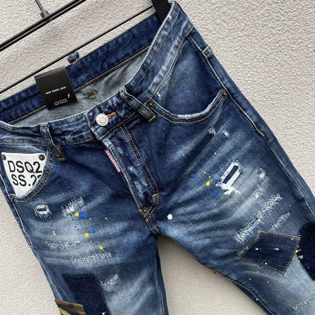 Dsquared2 Blue High-Rise Skinny Leg Jeans    DSQ100 - PerfectKickZ