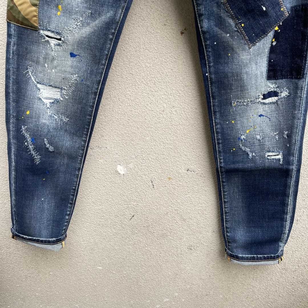 Dsquared2 Blue High-Rise Skinny Leg Jeans    DSQ100 - PerfectKickZ