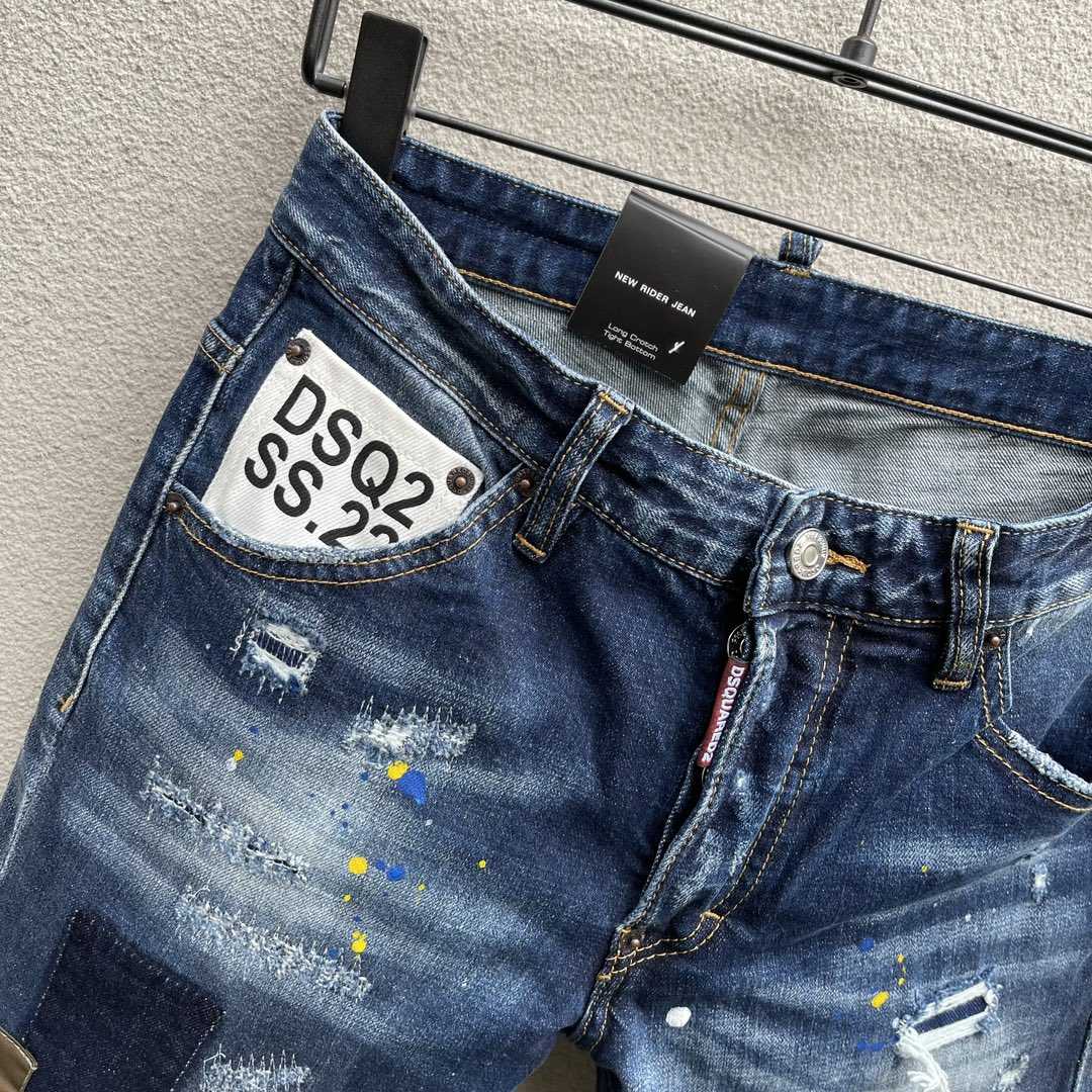 Dsquared2 Blue High-Rise Skinny Leg Jeans    DSQ100 - PerfectKickZ