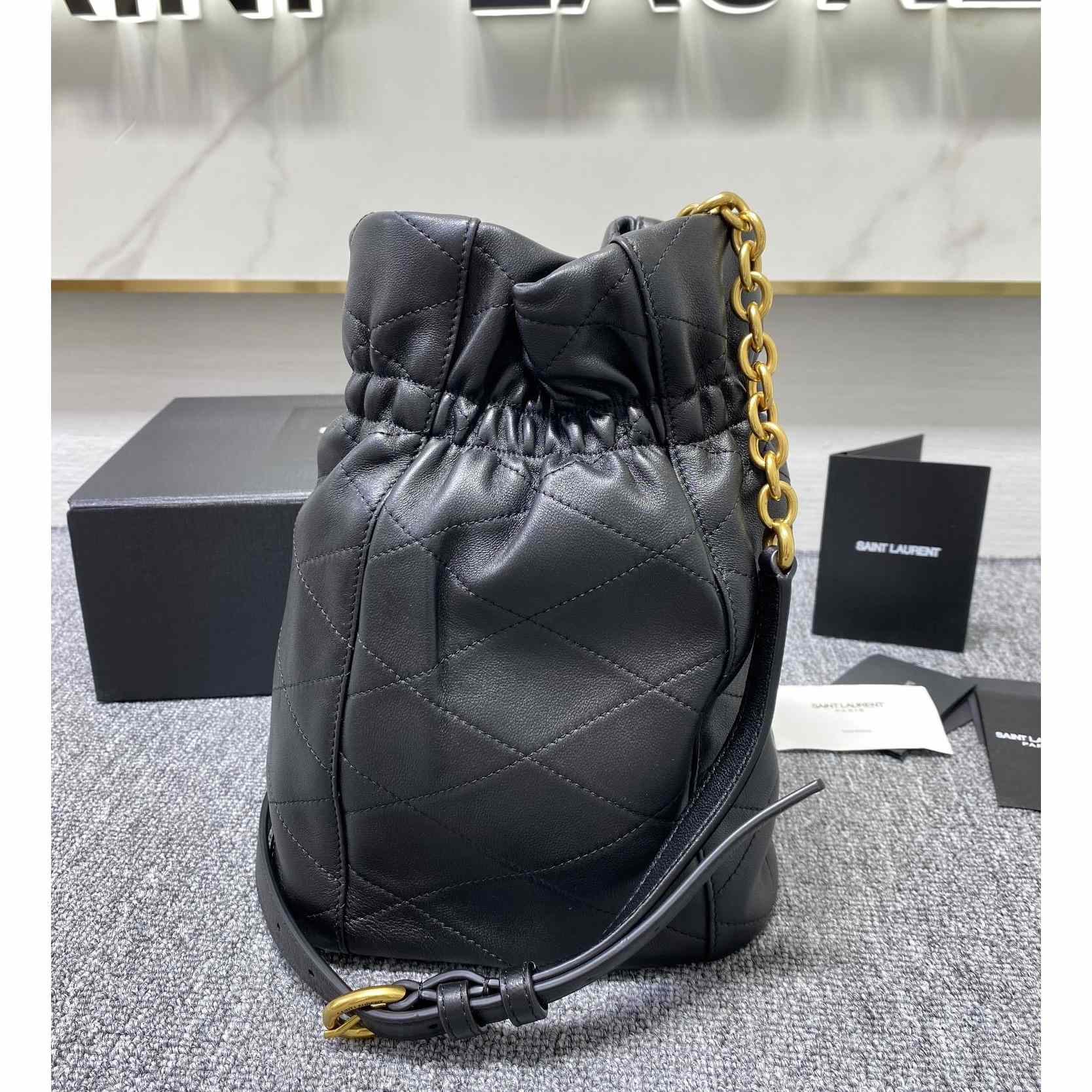 Saint Laurent Le Maillon Hook Bucket Bag(7.5x10.6x4.7cm) - PerfectKickZ