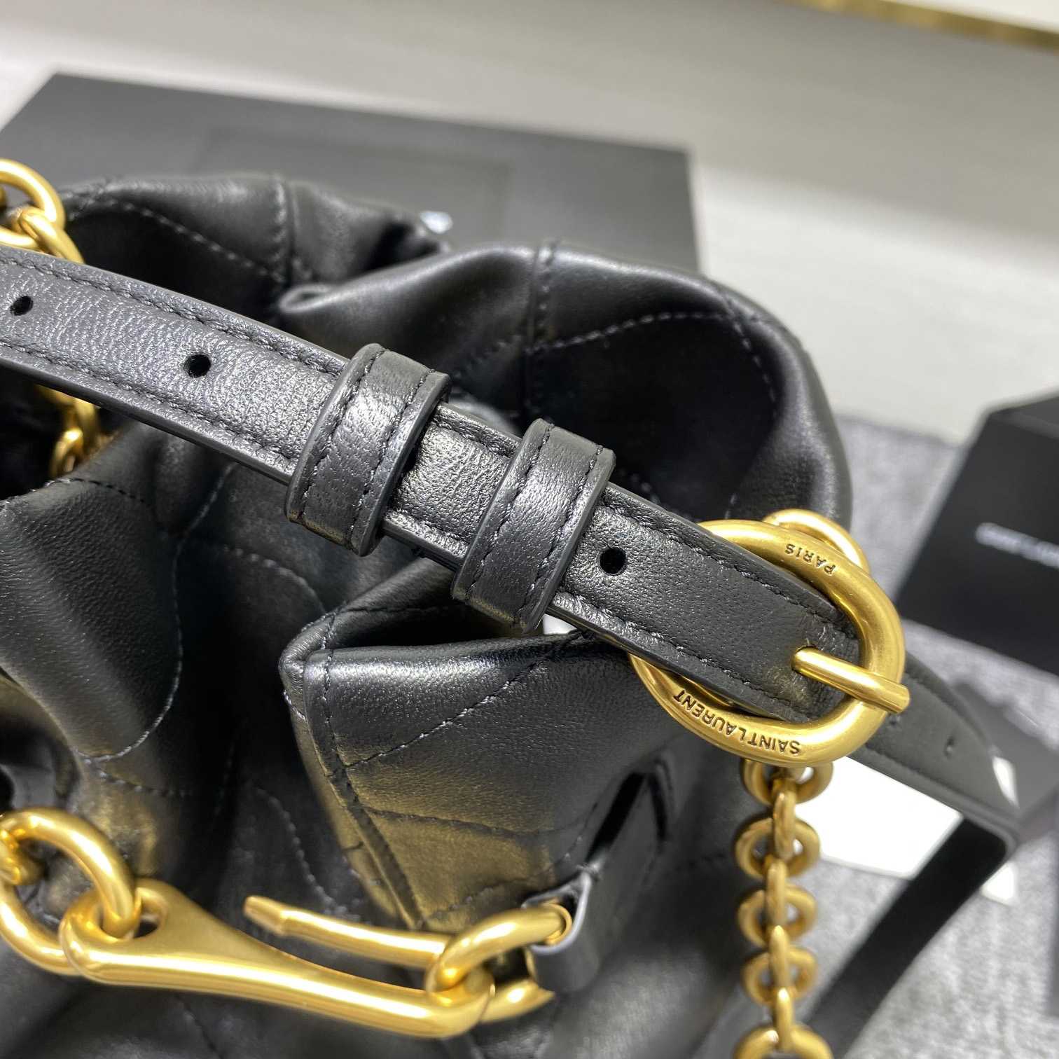 Saint Laurent Le Maillon Hook Bucket Bag(7.5x10.6x4.7cm) - PerfectKickZ
