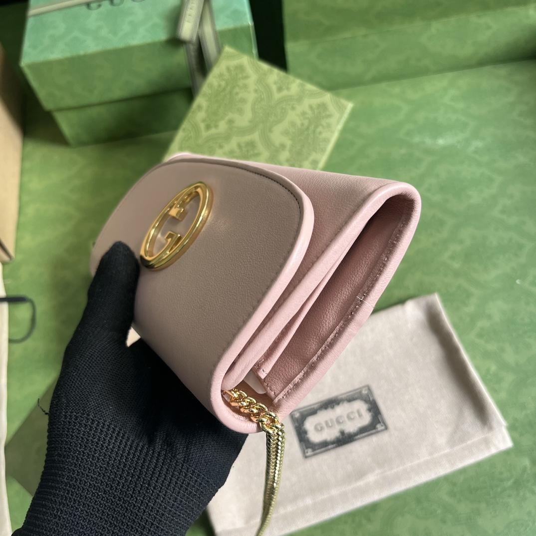 Gucci Blondie Continental Chain Wallet(21x10.5cm) - PerfectKickZ