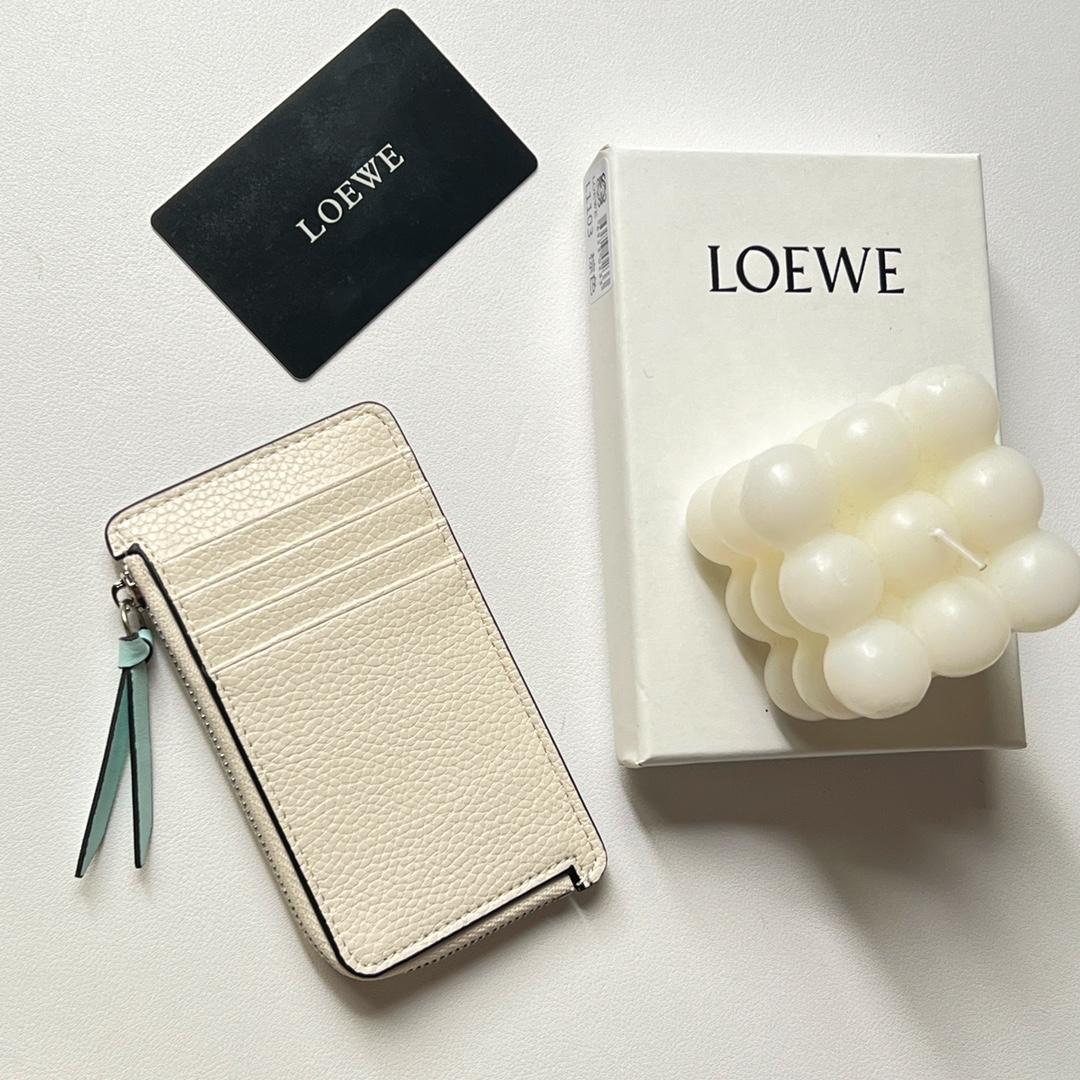 Loewe Coin Cardholder In Soft Grained Calfskin - PerfectKickZ