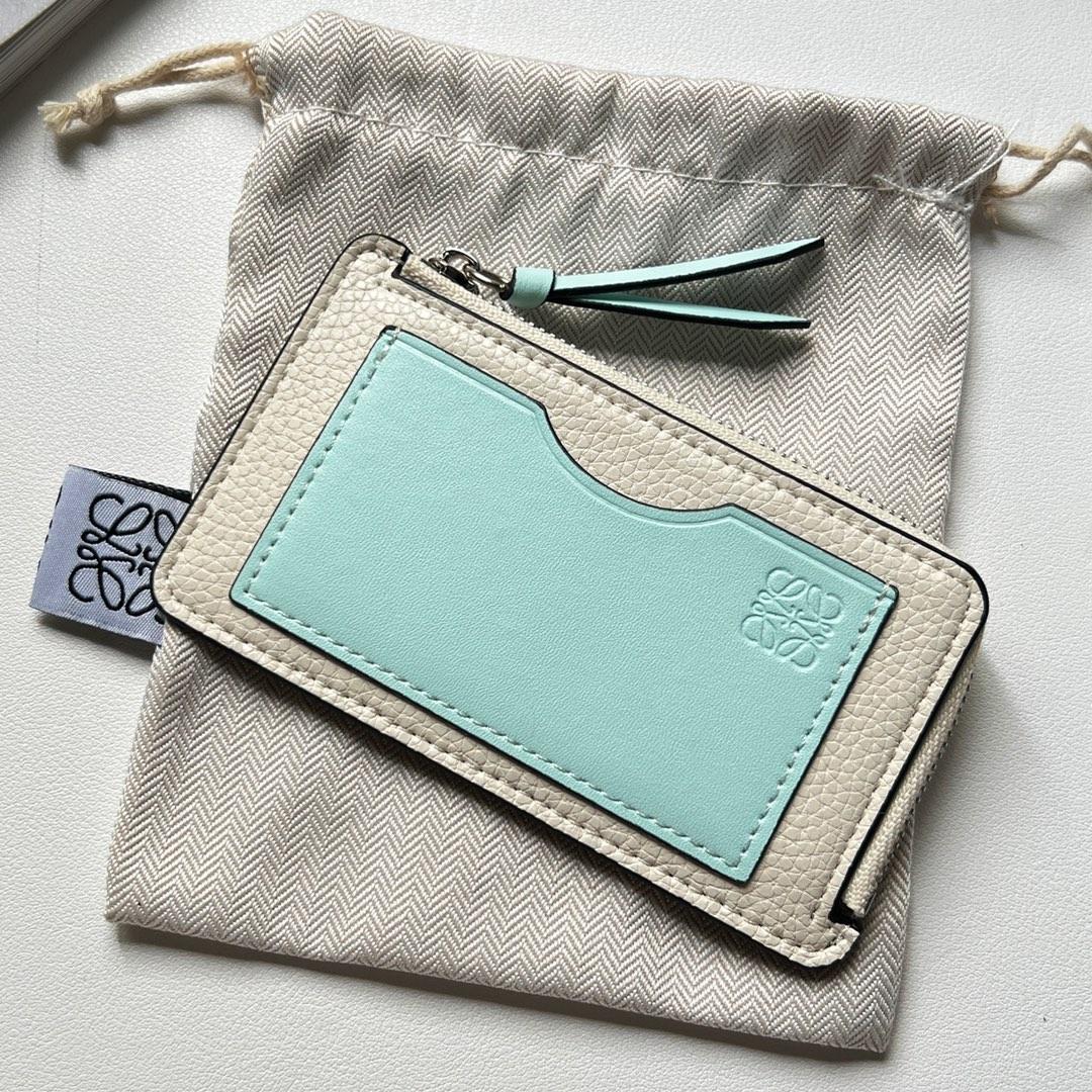 Loewe Coin Cardholder In Soft Grained Calfskin - PerfectKickZ