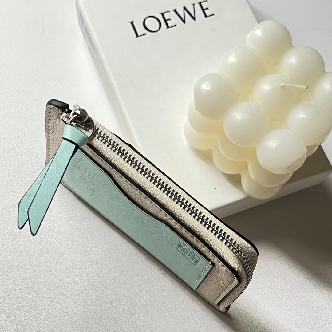 Loewe Coin Cardholder In Soft Grained Calfskin - PerfectKickZ