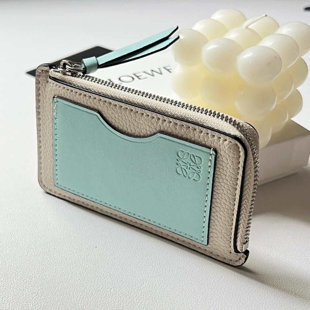 Loewe Coin Cardholder In Soft Grained Calfskin - PerfectKickZ