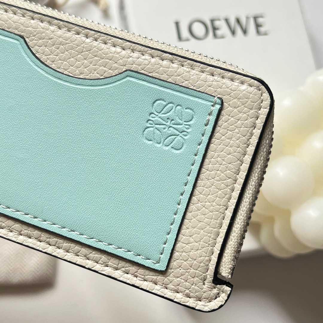 Loewe Coin Cardholder In Soft Grained Calfskin - PerfectKickZ
