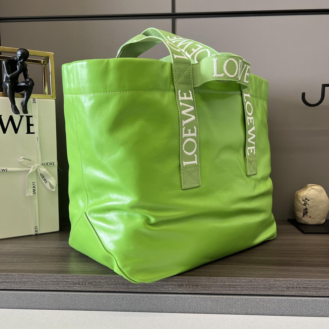Loewe Fold Shopper In Paper Calfskin - PerfectKickZ