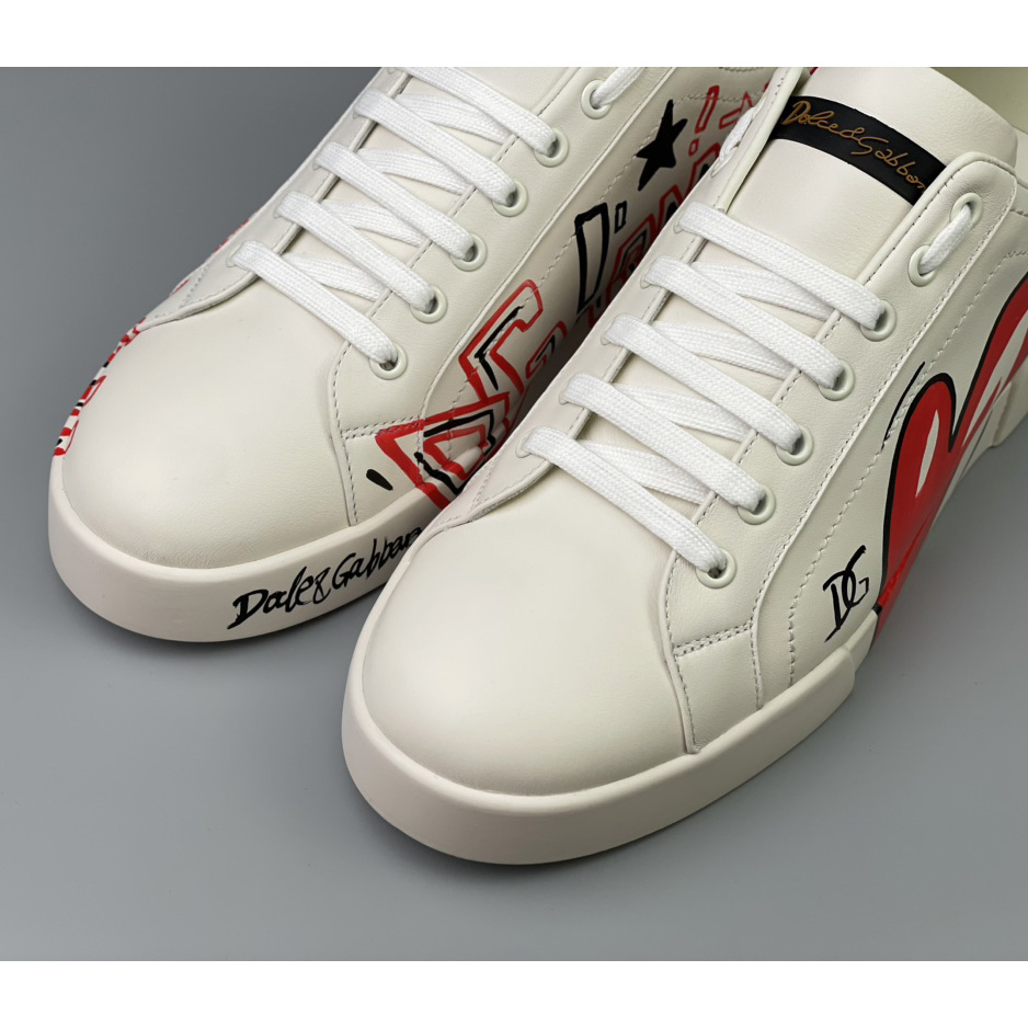 Dolce & Gabbana Portofino Cuore Sneakers - PerfectKickZ