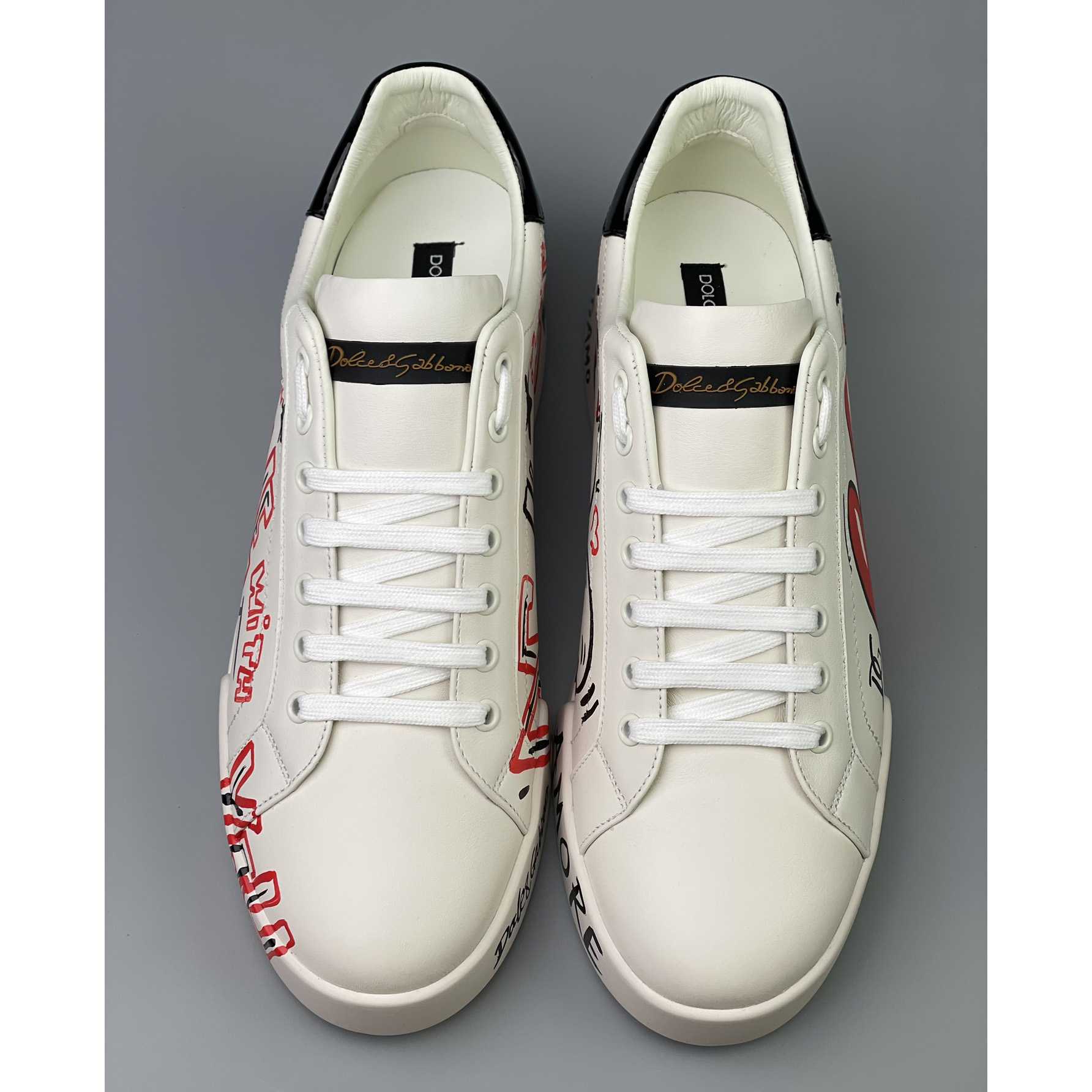 Dolce & Gabbana Portofino Cuore Sneakers - PerfectKickZ