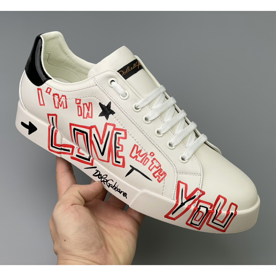 Dolce & Gabbana Portofino Cuore Sneakers - PerfectKickZ