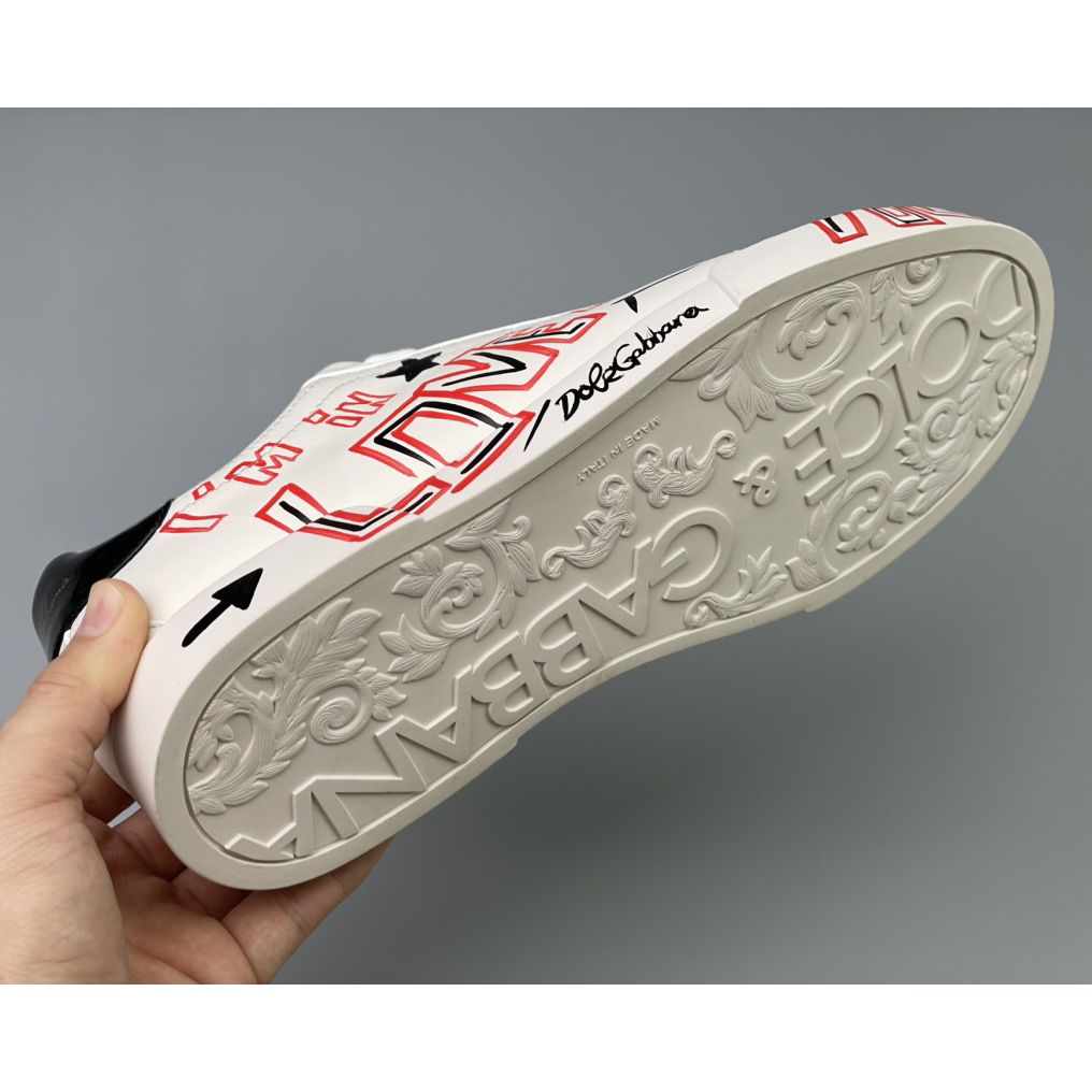 Dolce & Gabbana Portofino Cuore Sneakers - PerfectKickZ