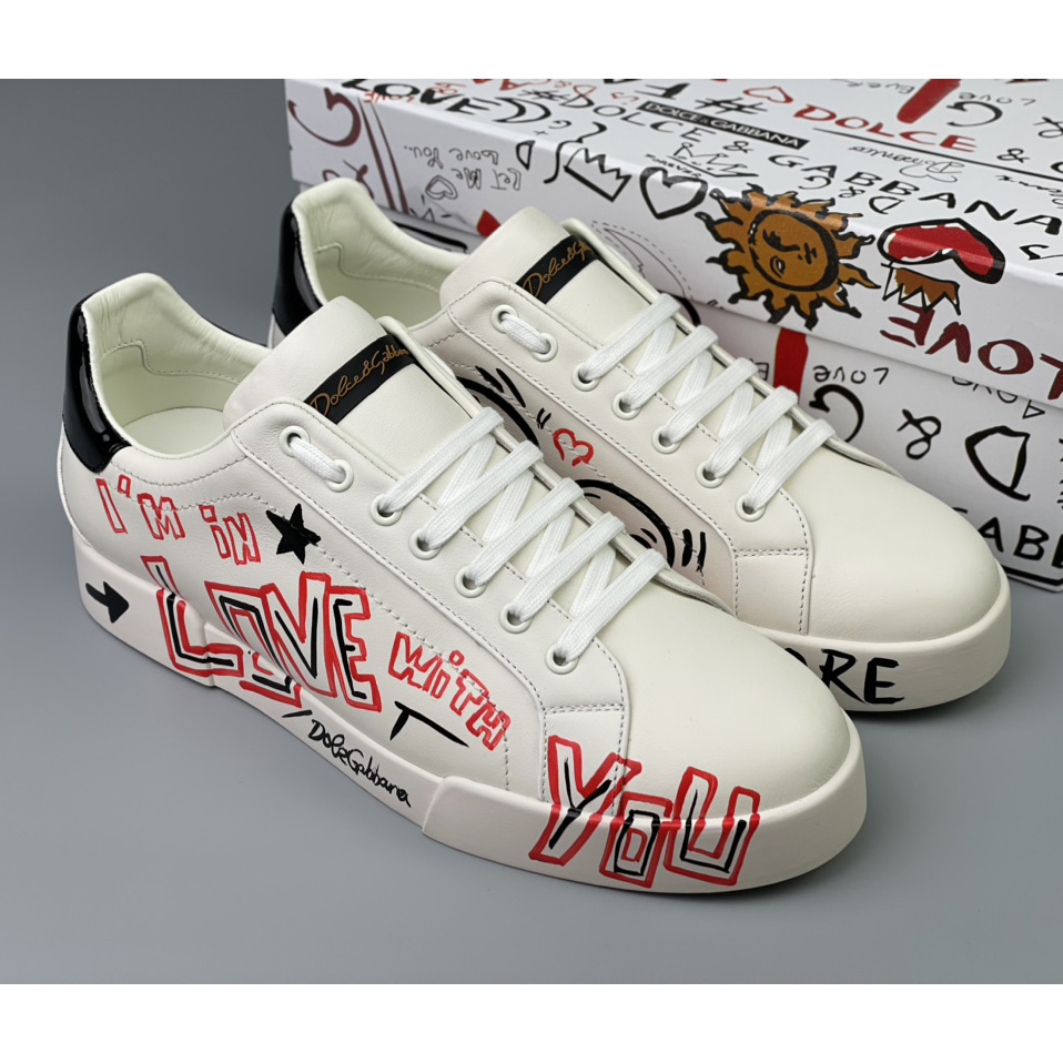 Dolce & Gabbana Portofino Cuore Sneakers - PerfectKickZ
