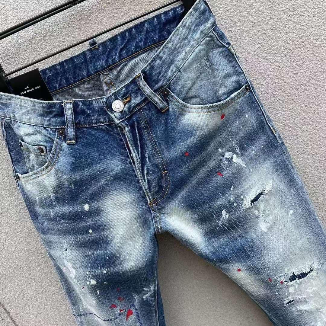 Dsquared2 Logo-embroidered Slim-cut Jeans   DSQ106 - 