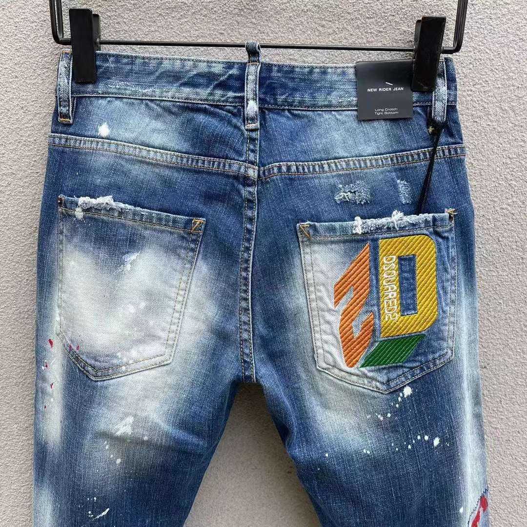 Dsquared2 Logo-embroidered Slim-cut Jeans   DSQ106 - 