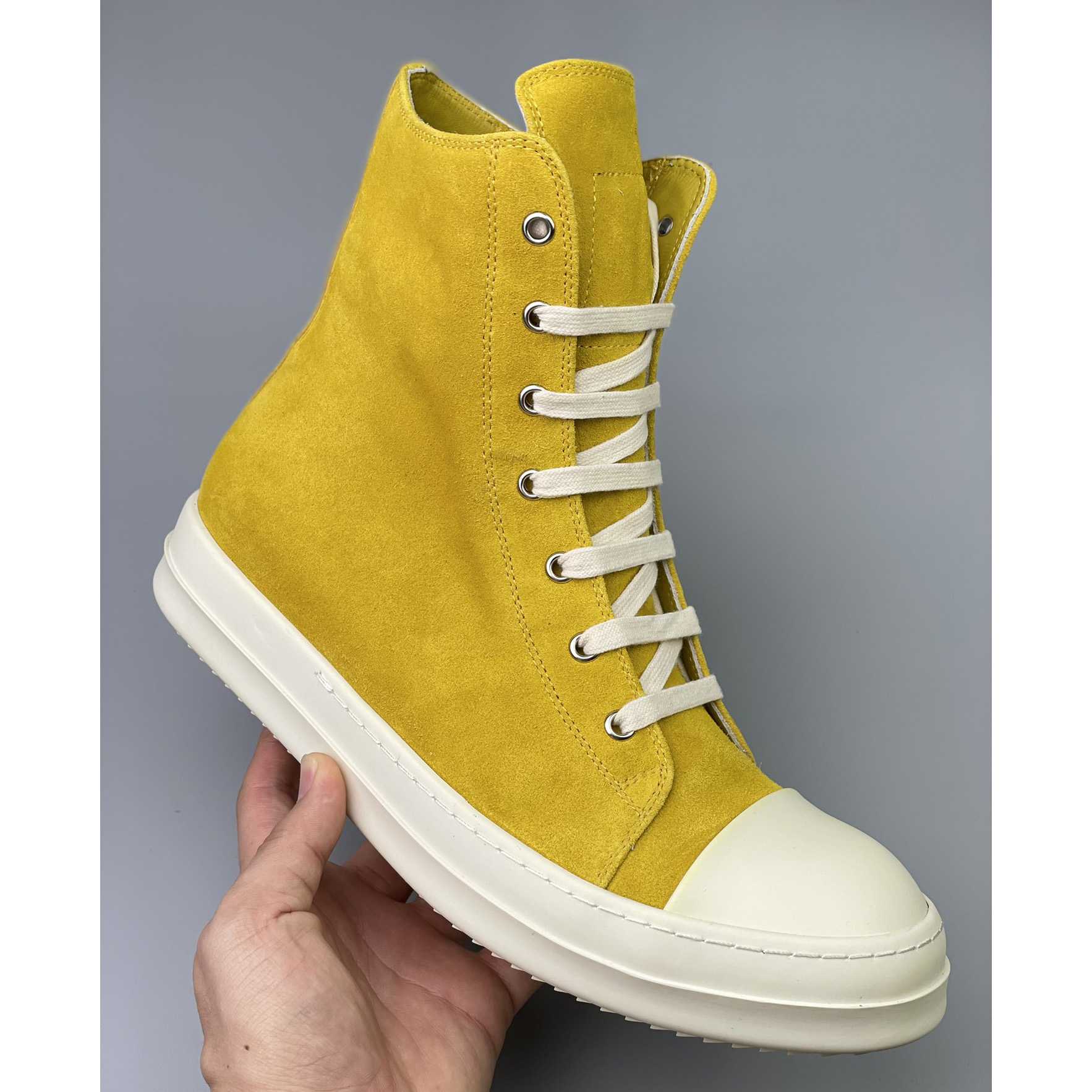 Rick Owens Strobe High-Top Sneakers - PerfectKickZ